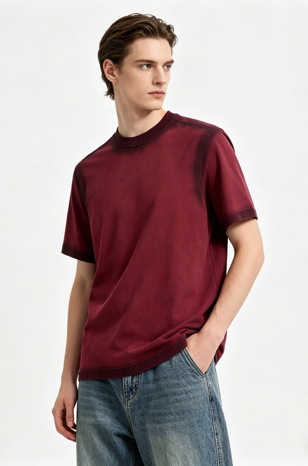 GTN26006 Acid Washed Oversize T-shirt