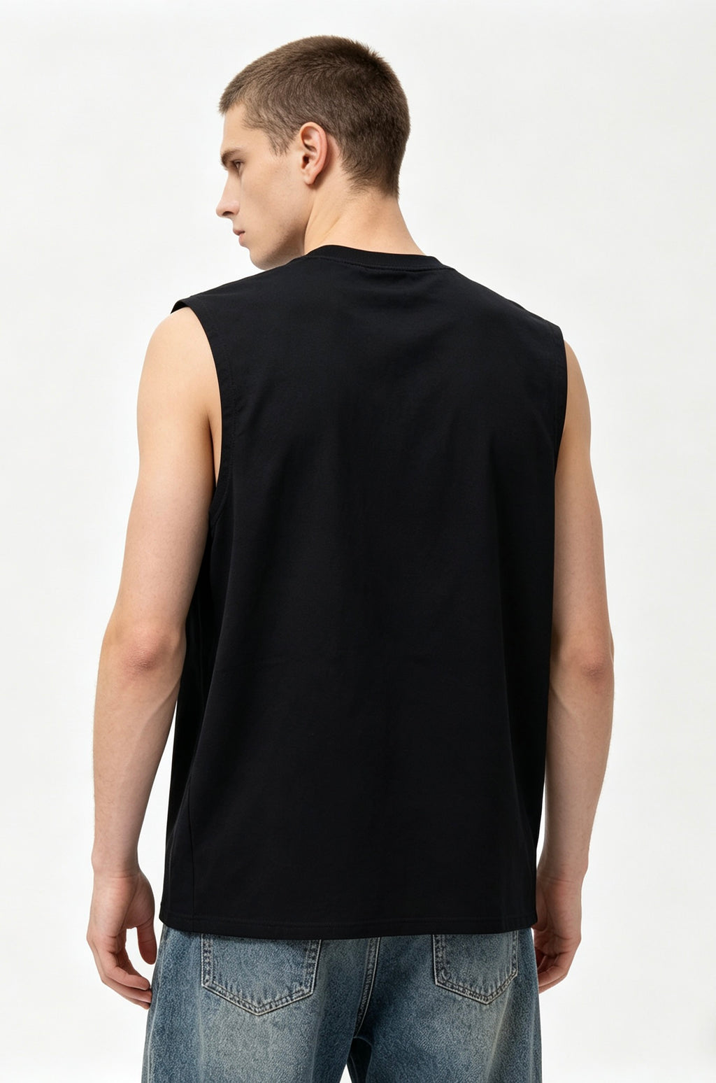 GTM26001 Washed Sleeveless Shirt