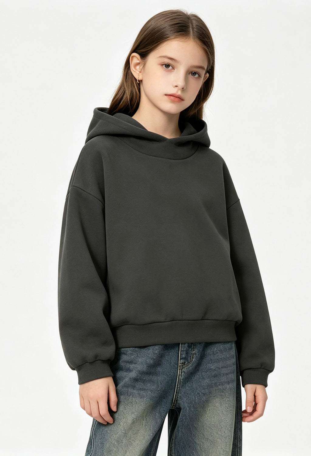 GHK26001 Kid Hoodie with Side Pocket