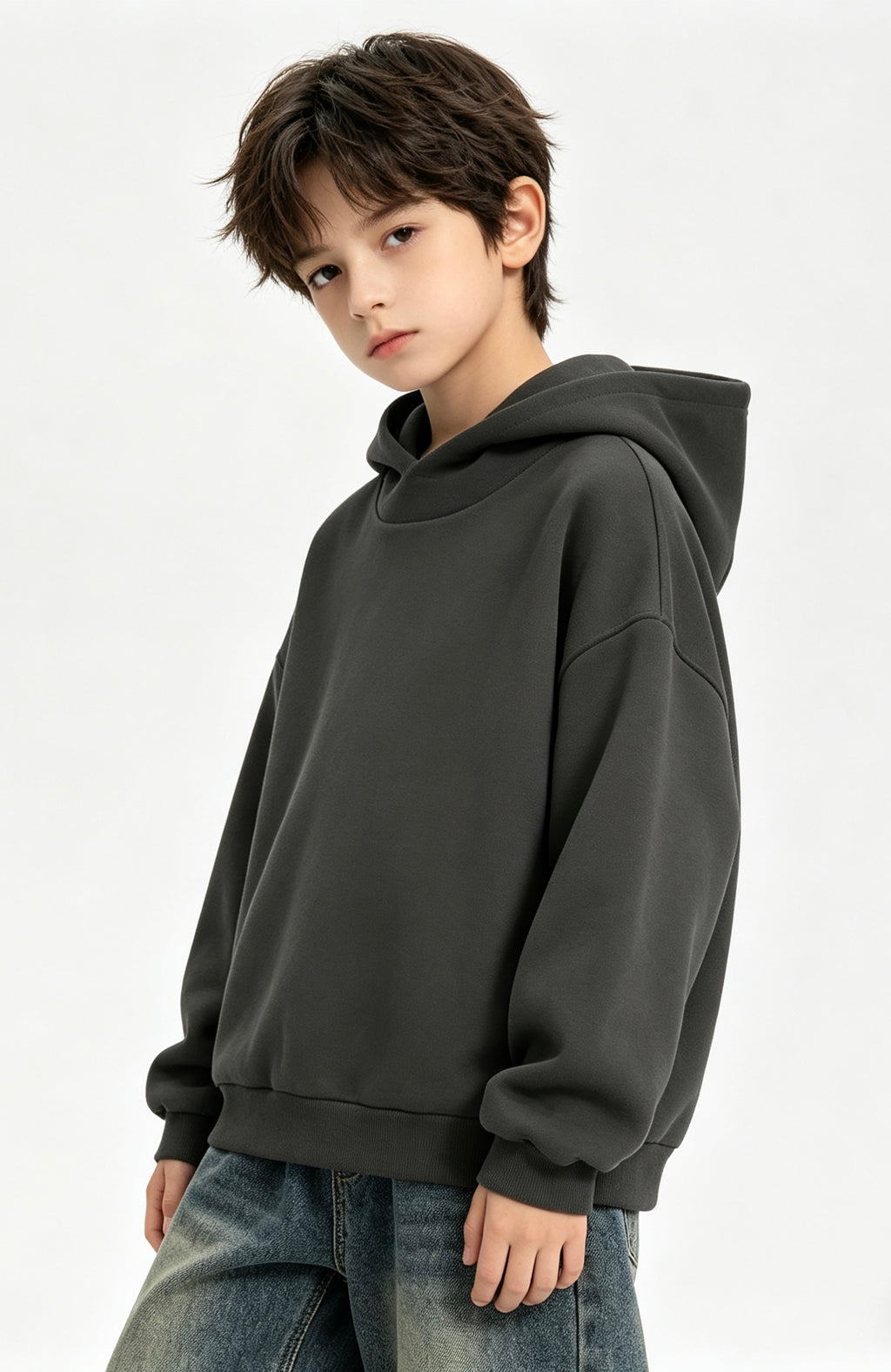 GHK26001 Kid Hoodie with Side Pocket