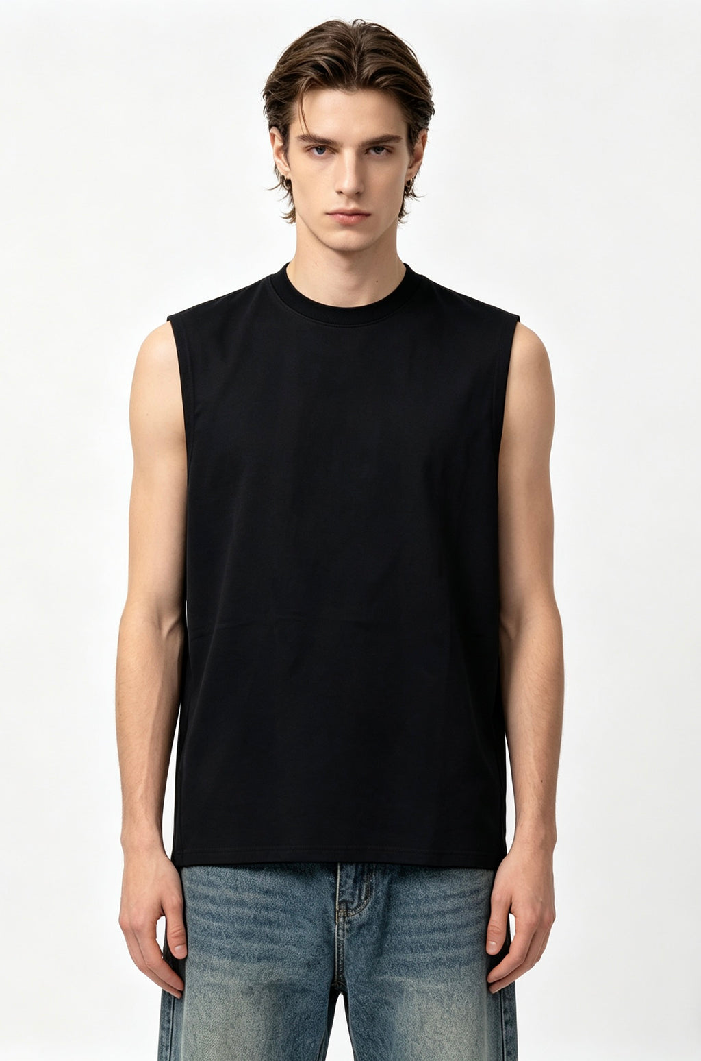 GTM26001 Washed Sleeveless Shirt