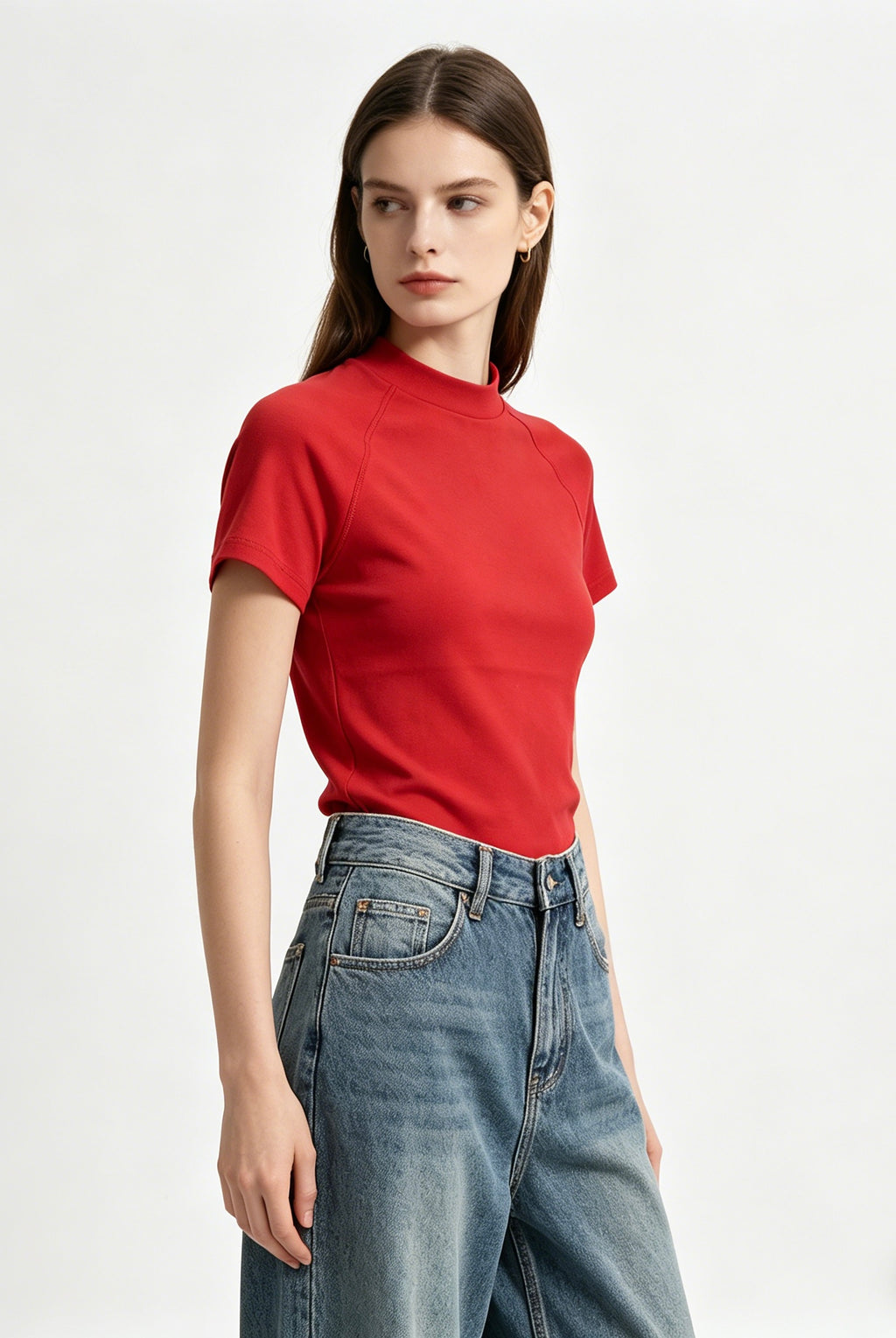 GTW26003 Slim Fit Crop T-shirt