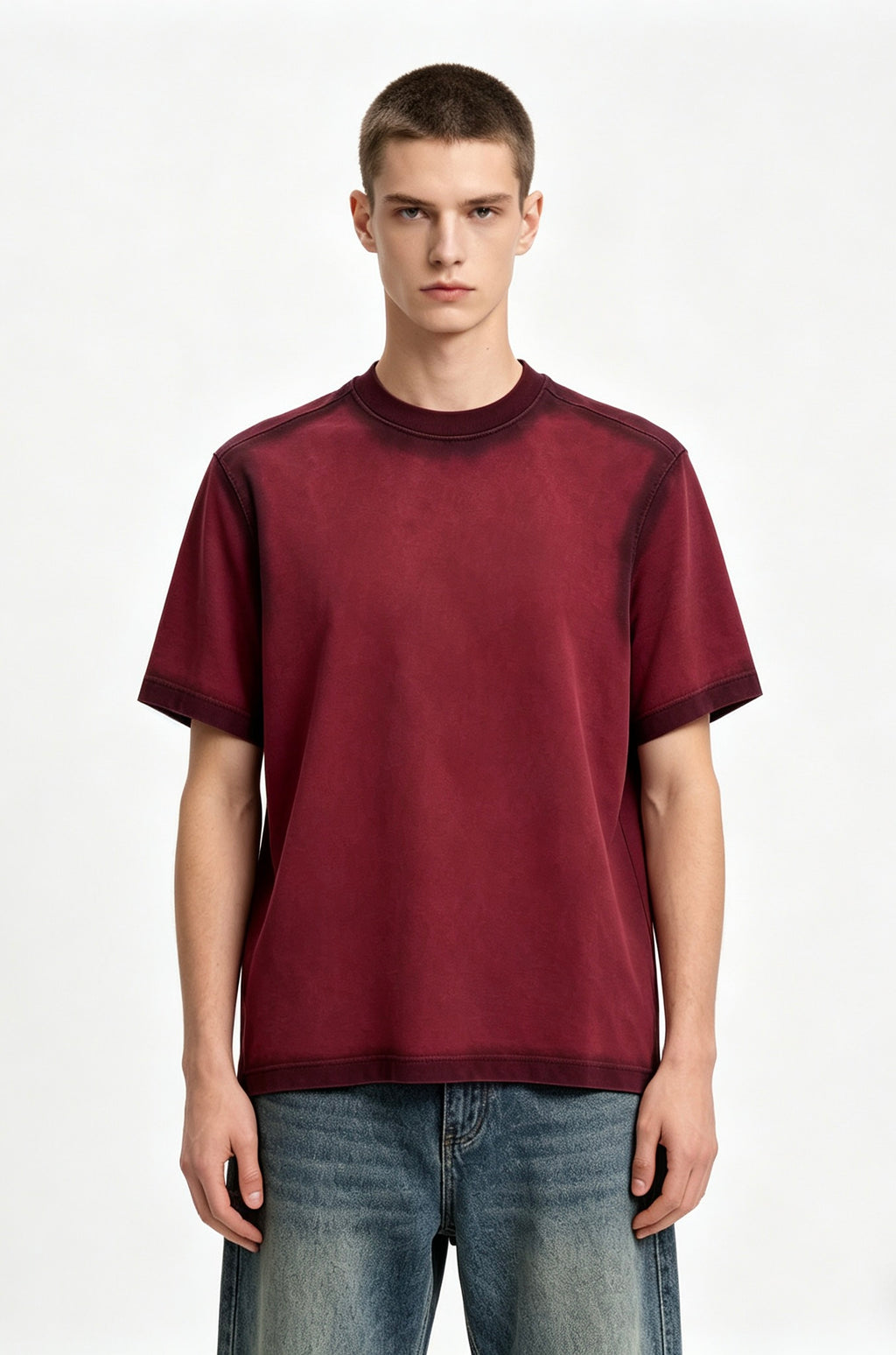GTN26006 Acid Washed Oversize T-shirt