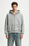 GJN26002 Hooded Zipper Jacket