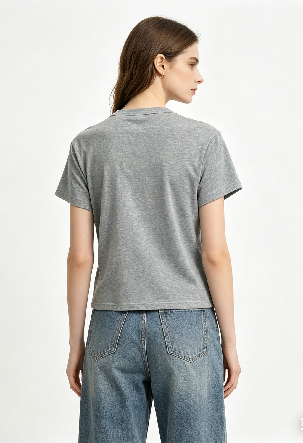 GTW26009 Woman Stone Washed T-shirt