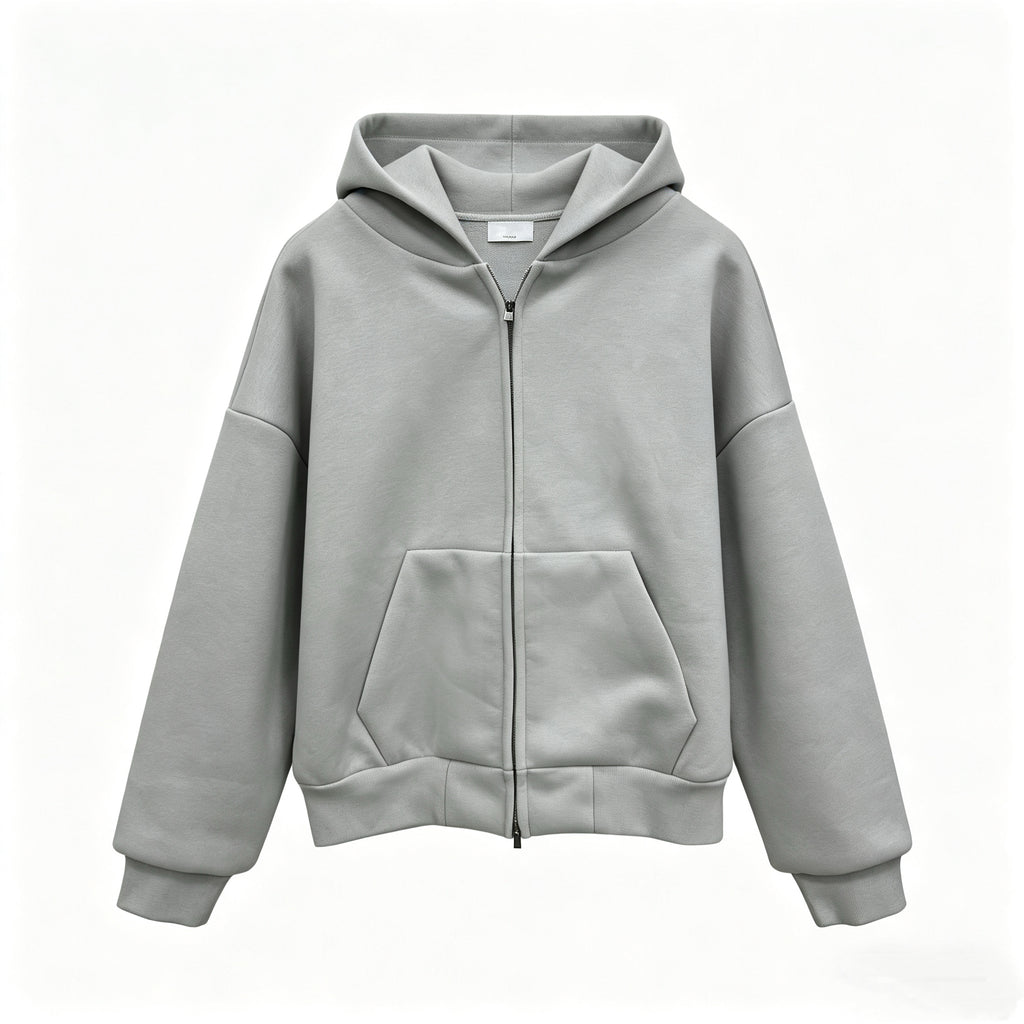 GJN26002 Hooded Zipper Jacket
