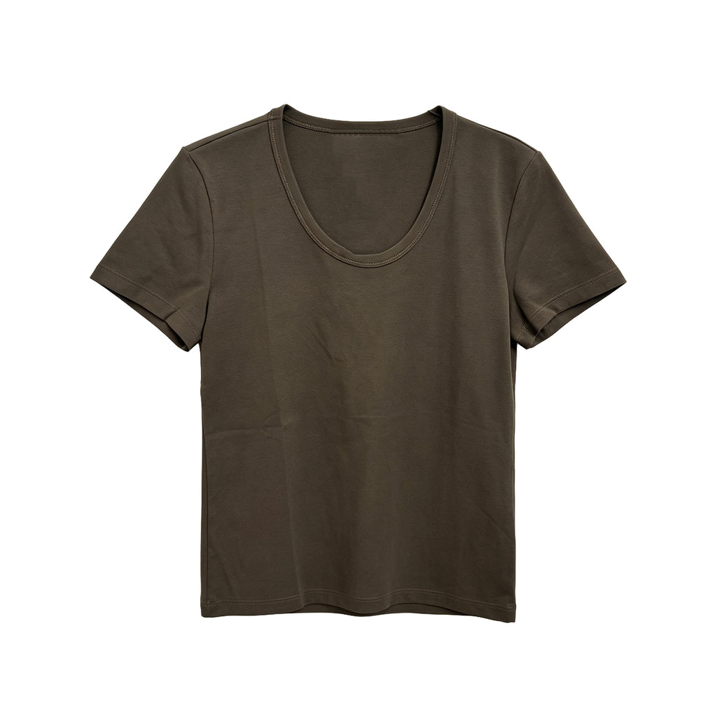 GTW26008 Woman U-Neck T-shirt